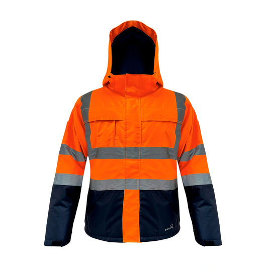PARKA NEBRASKA S10 MUJER AZUL-NARANJO ISP SIBERIA