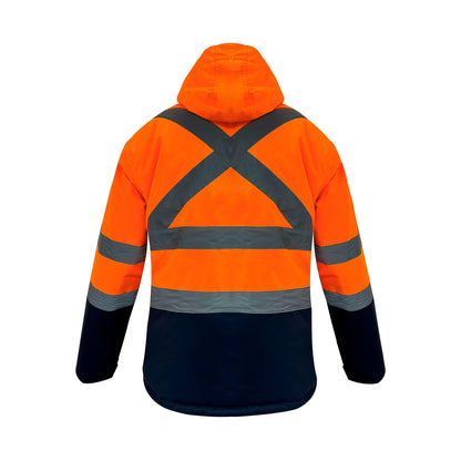 PARKA NEBRASKA S10 MUJER AZUL-NARANJO ISP SIBERIA