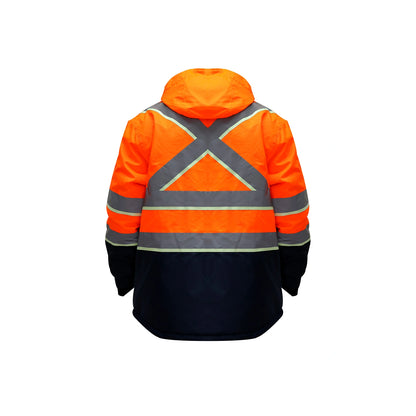 PARKA NEBRASKA S30 AZUL-NARANJO SIBERIA