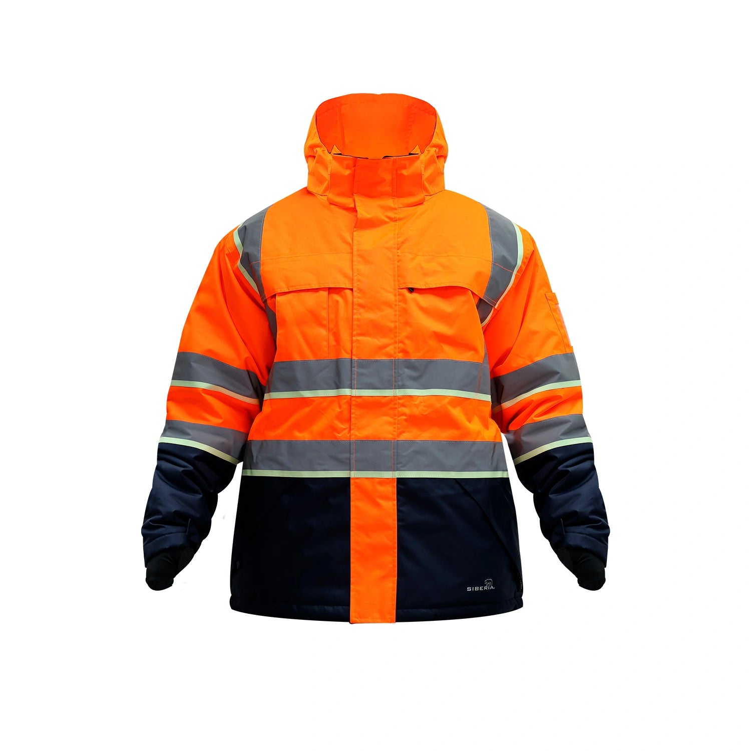 PARKA MUJER NEBRASKA S30 AZUL-NARANJO SIBERIA