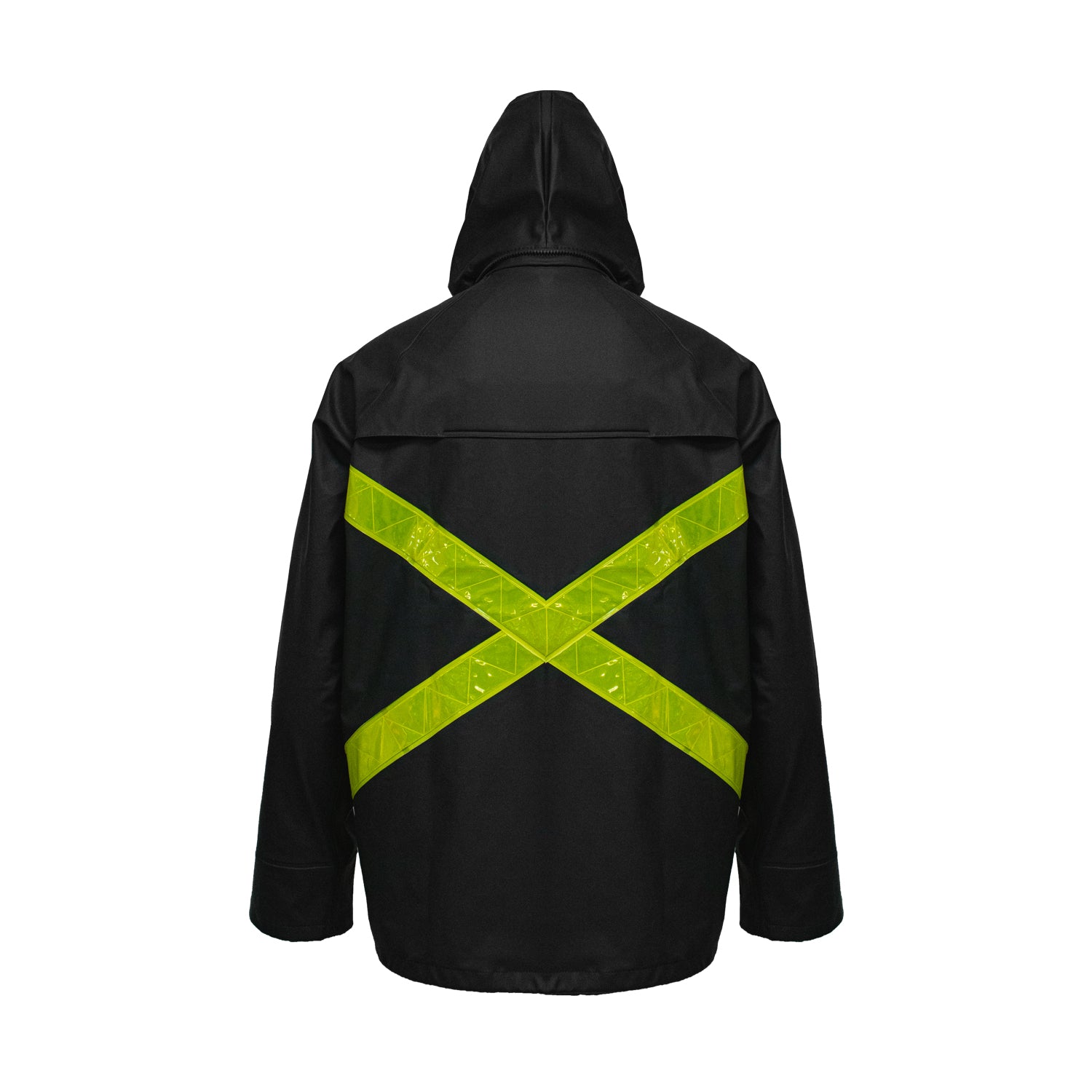 TRAJE SEALTOP PU/PVC ANTIÁCIDO DÍA Y NOCHE CON CINTA REFLECTANTE VERDE SIBERIA