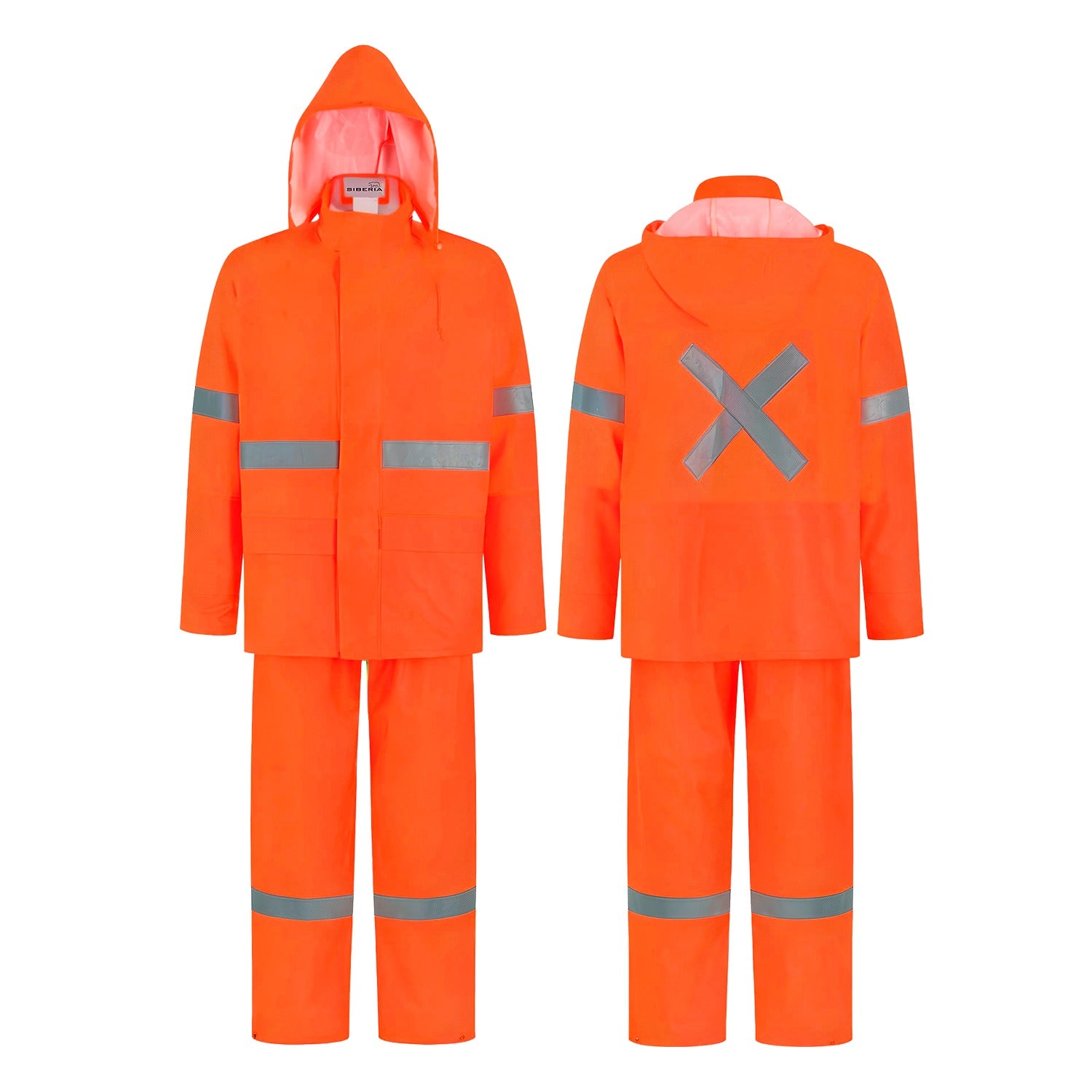 TRAJE SEALTOP PU-PVC HI-VIS NARANJA SIBERIA