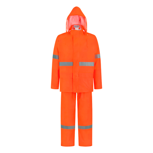 TRAJE SEALTOP PU/PVC HI-VIS NARANJA SIBERIA