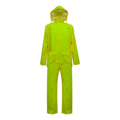 TRAJE PU/PVC HI-VIS ANTIACIDO AMARILLO SIBERIA