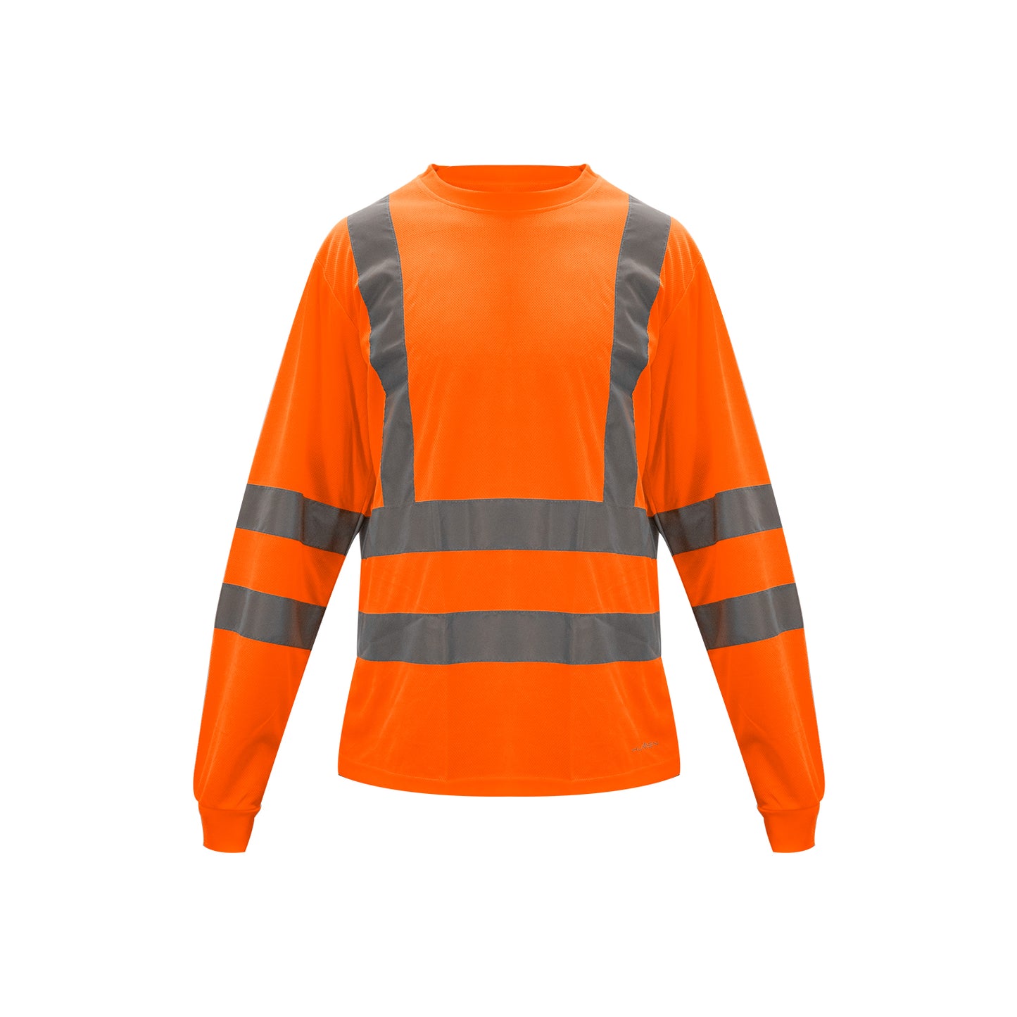 Polera Cooldry Cuello Redondo Hi-Vis Naranjo Kumen