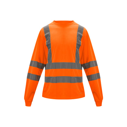 Polera Cooldry Cuello Redondo Hi-Vis Naranjo Kumen