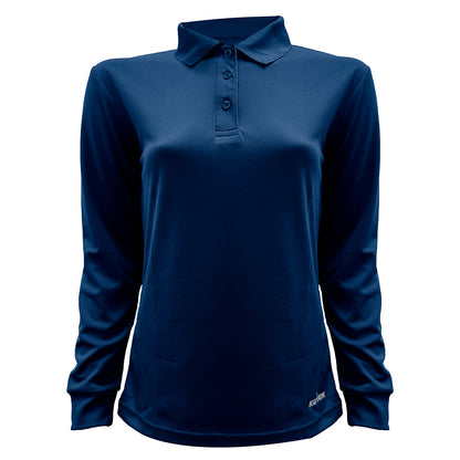 Polera Mujer Piqué Cooldry Azul Marino Kumen