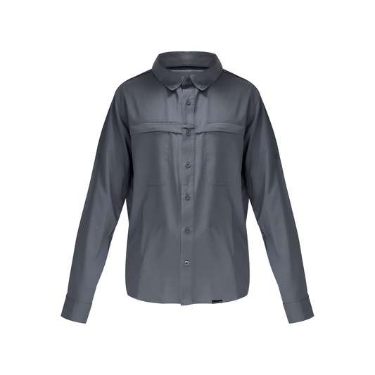 Camisa Outdoor Antiácida Gris Kumen