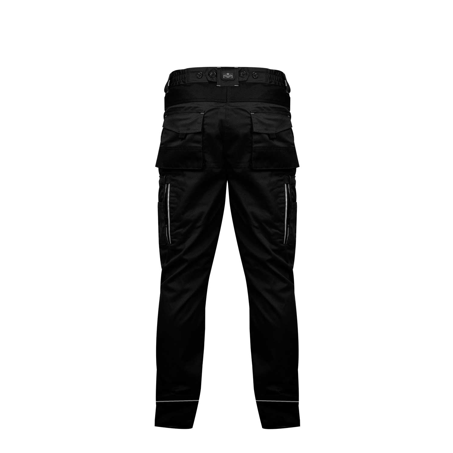 Pantalón Técnico Alta Resistencia Spandex Negro Kumen - vista 2
