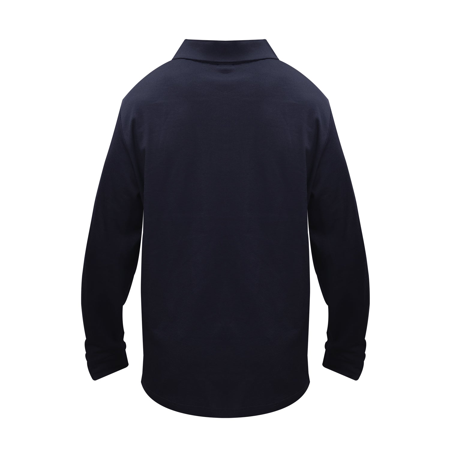 Polera Waffle Manga Larga Azul Kumen - vista 2