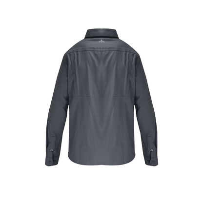 Camisa Outdoor Antiácida Gris Kumen - vista 2