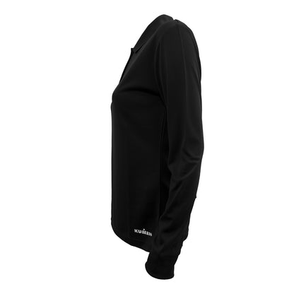 Polera Mujer Piqué Cooldry Negra Kumen - vista 2