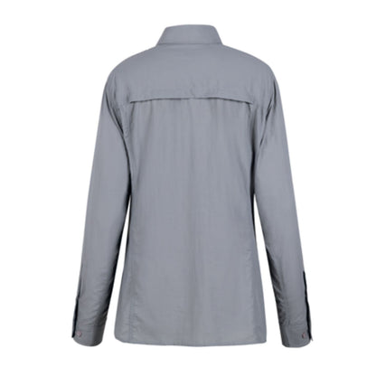 Blusa Outdoor Antiácida Gris Kumen - vista 2