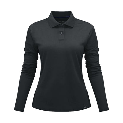 Polera Waffle Manga Larga Mujer Gris Kumen