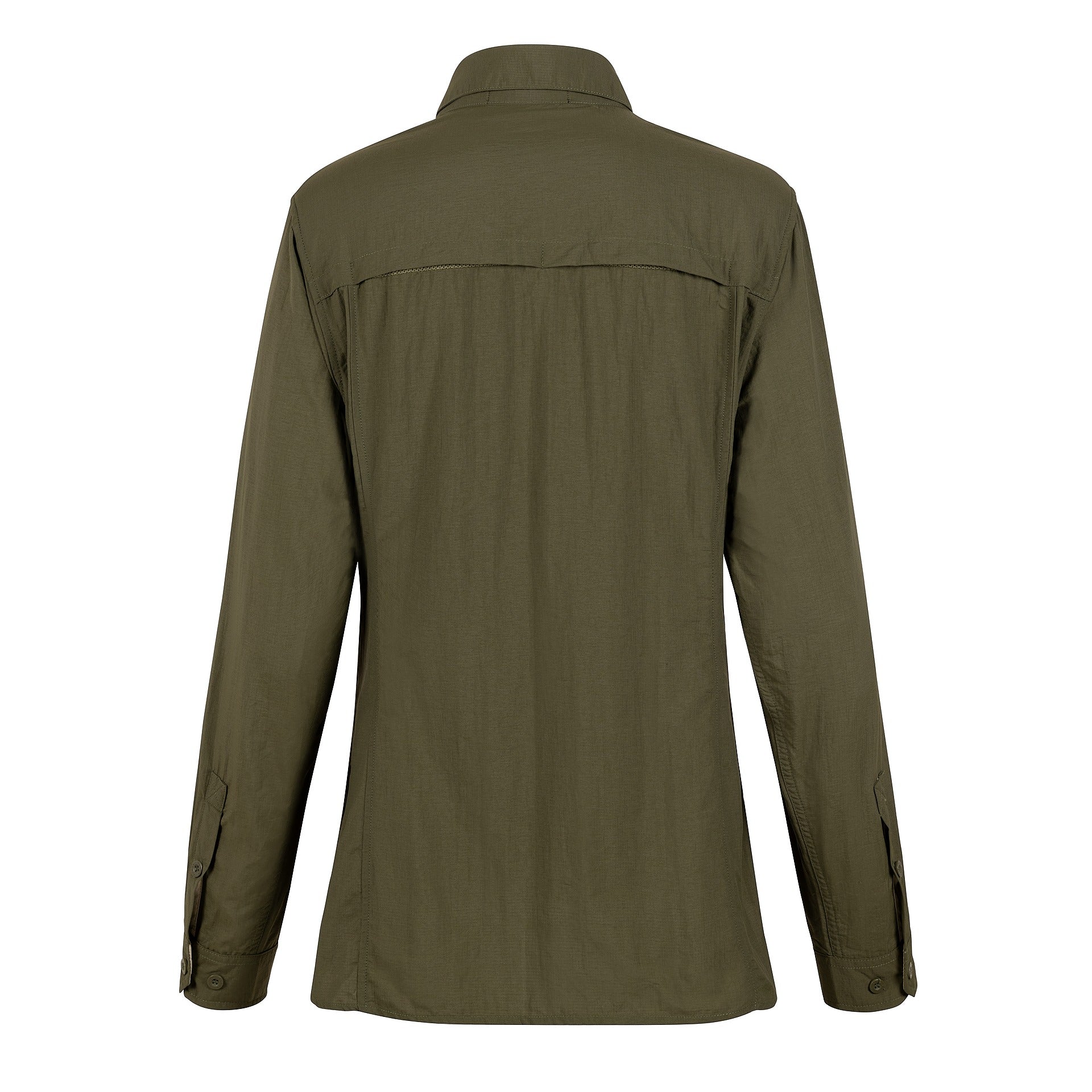 Blusa Outdoor Verde Oliva Kumen - vista 2