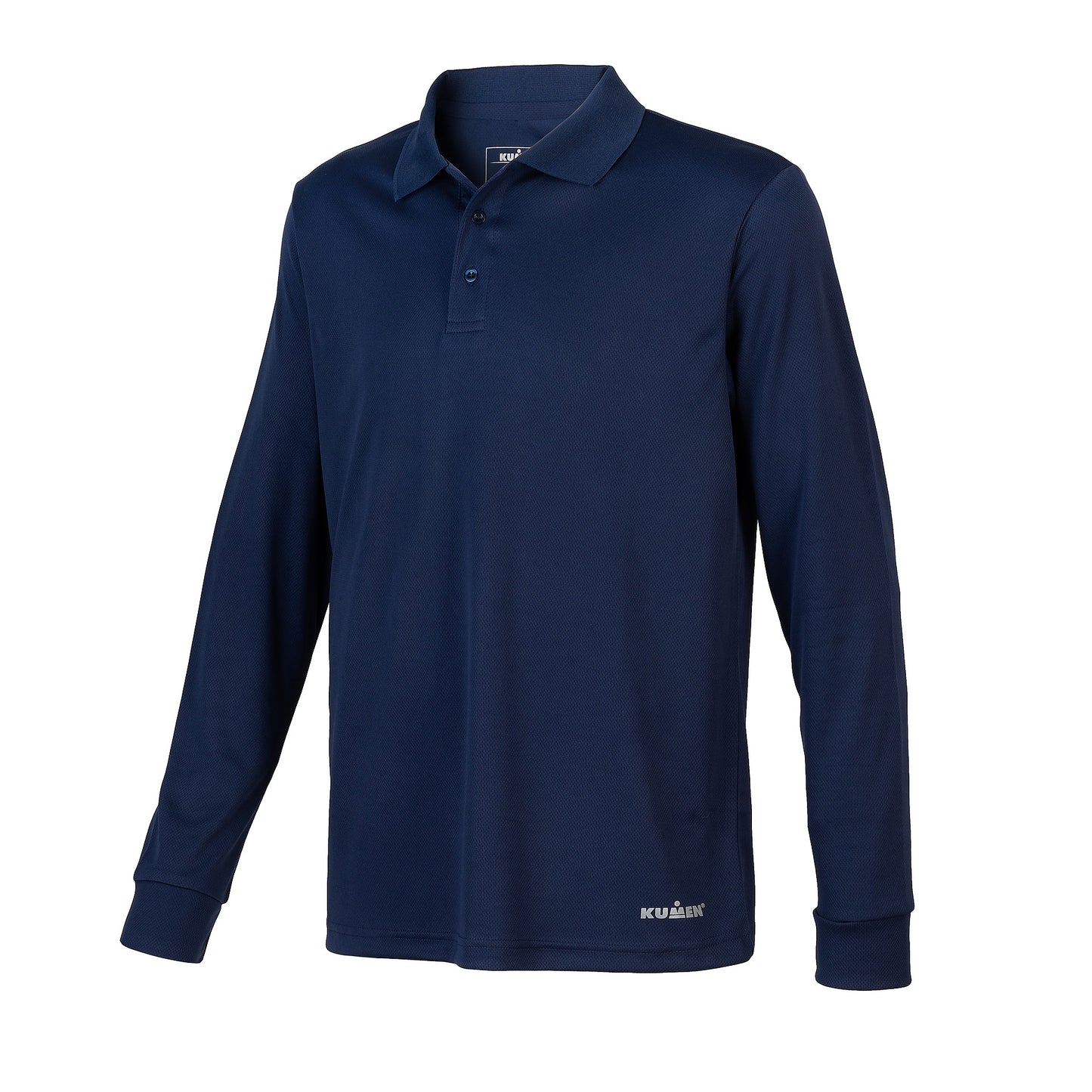 Polera Piqué Cooldry Azul Marino Kumen - vista 2