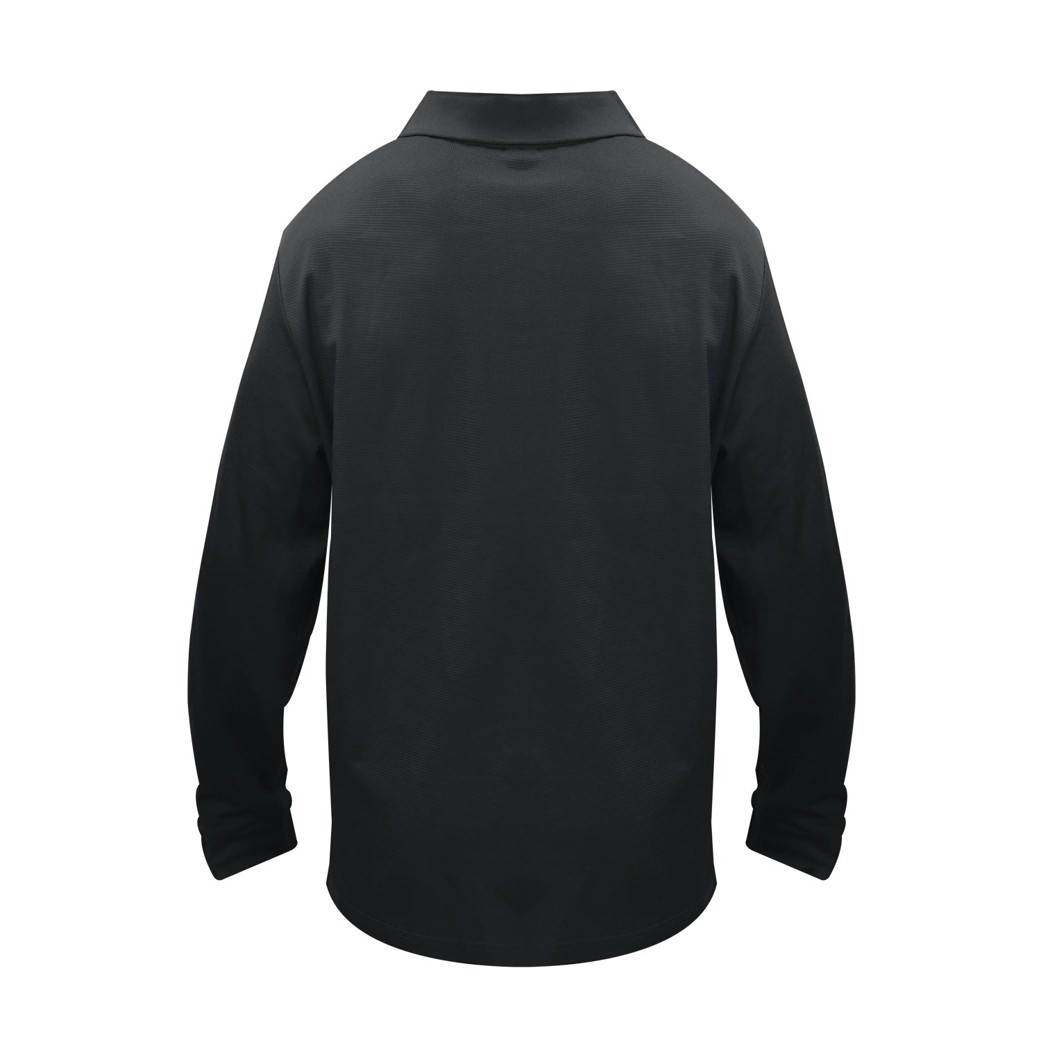 Polera Waffle Manga Larga Gris Kumen - vista 2