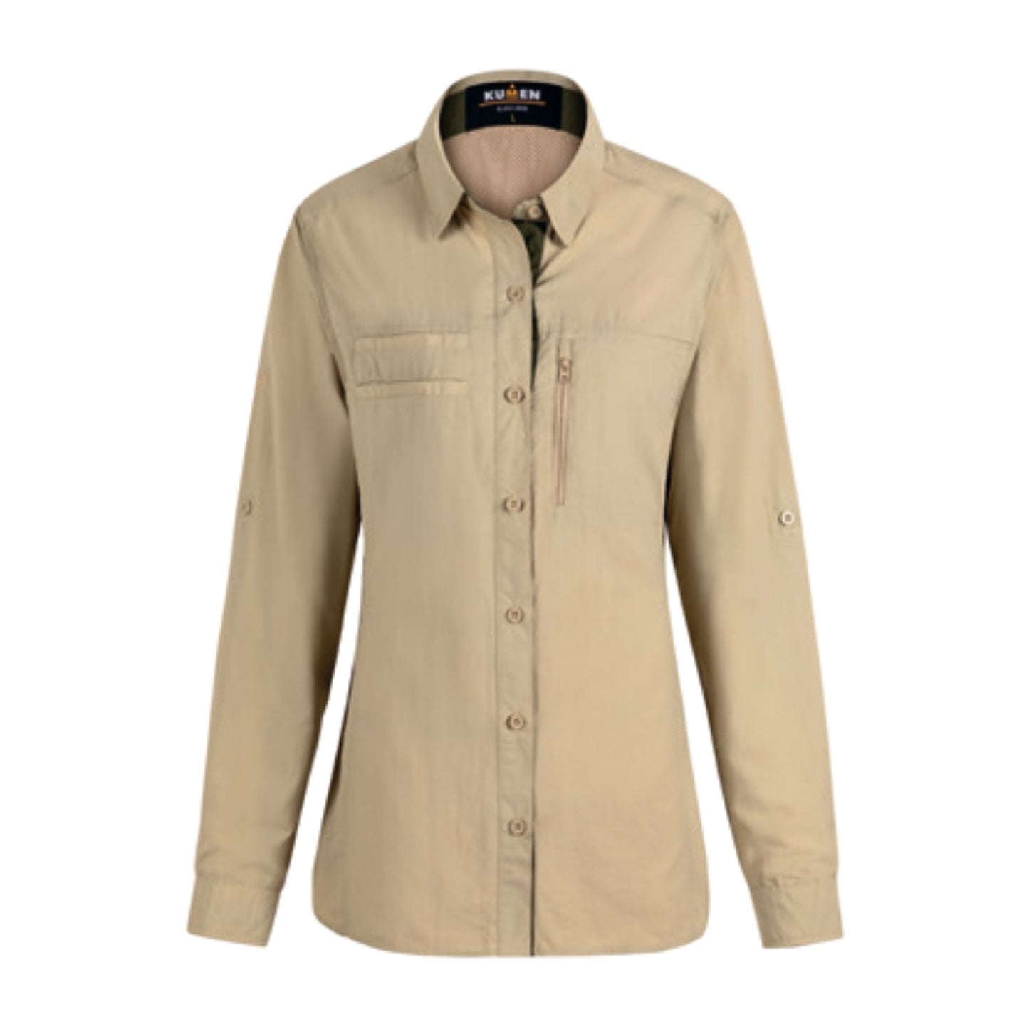 Blusa Outdoor Antiácida Beige Kumen - vista 2