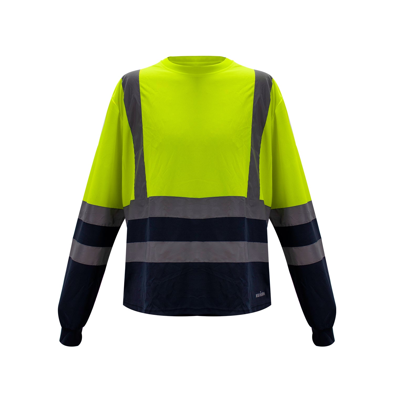 Polera Cooldry Cuello Redondo Hi-Vis Bicolor Amarillo Kumen