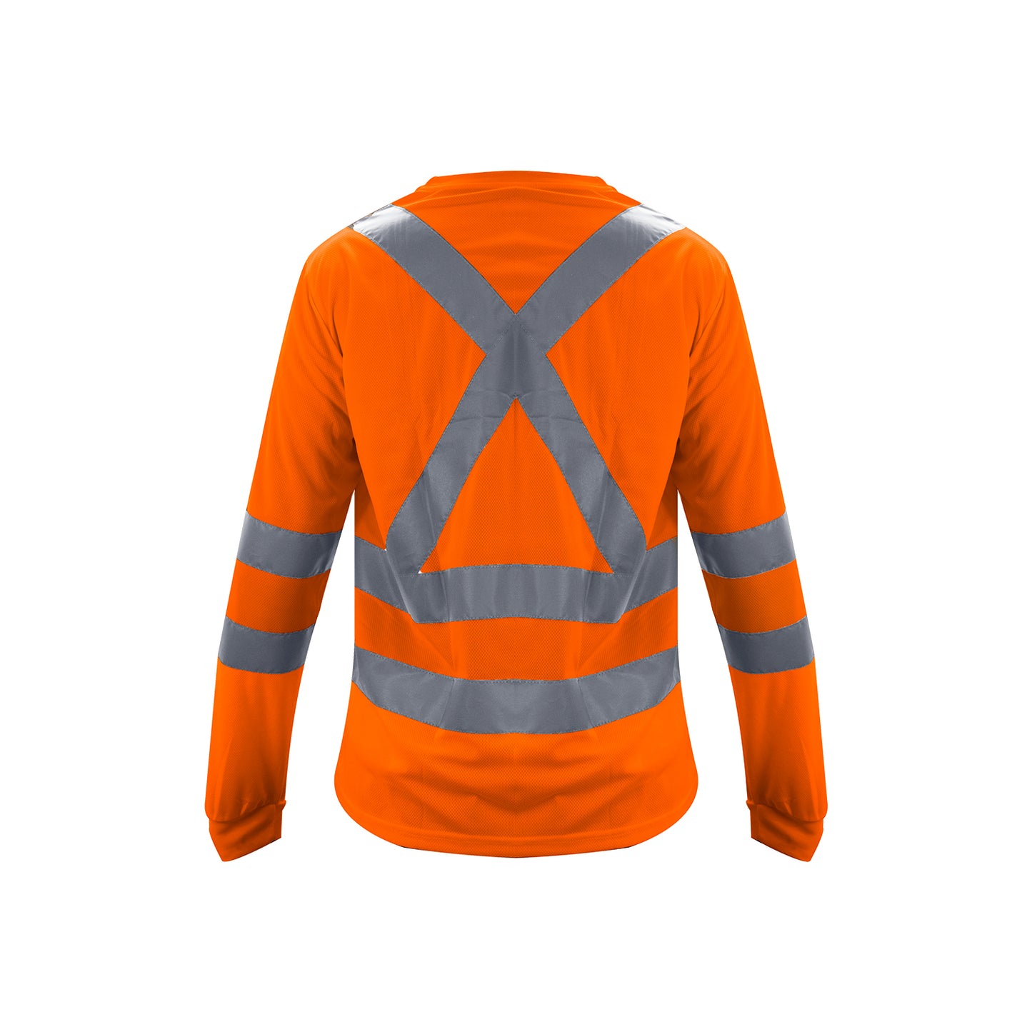 Polera Cooldry Cuello Redondo Hi-Vis Naranjo Kumen - vista 2