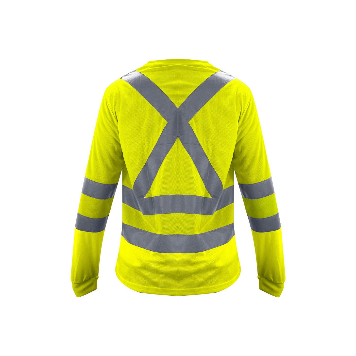 Polera Cooldry Cuello Redondo Hi-Vis Amarillo Kumen - vista 2