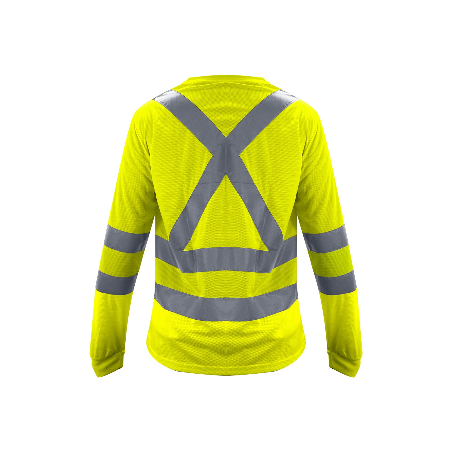 Polera Cooldry Cuello Redondo Hi-Vis Amarillo Kumen - vista 2