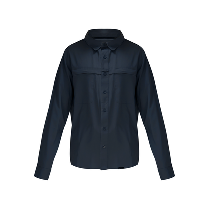 Camisa Outdoor Antiácida Azul Kumen