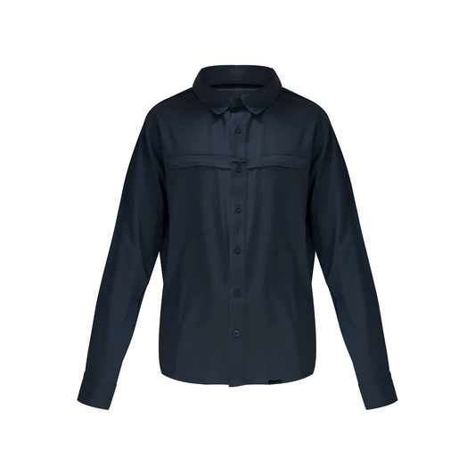 Camisa Outdoor Antiácida Azul Kumen