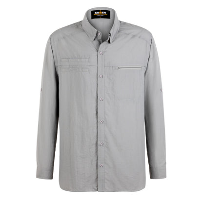 Camisa Outdoor Gris Kumen