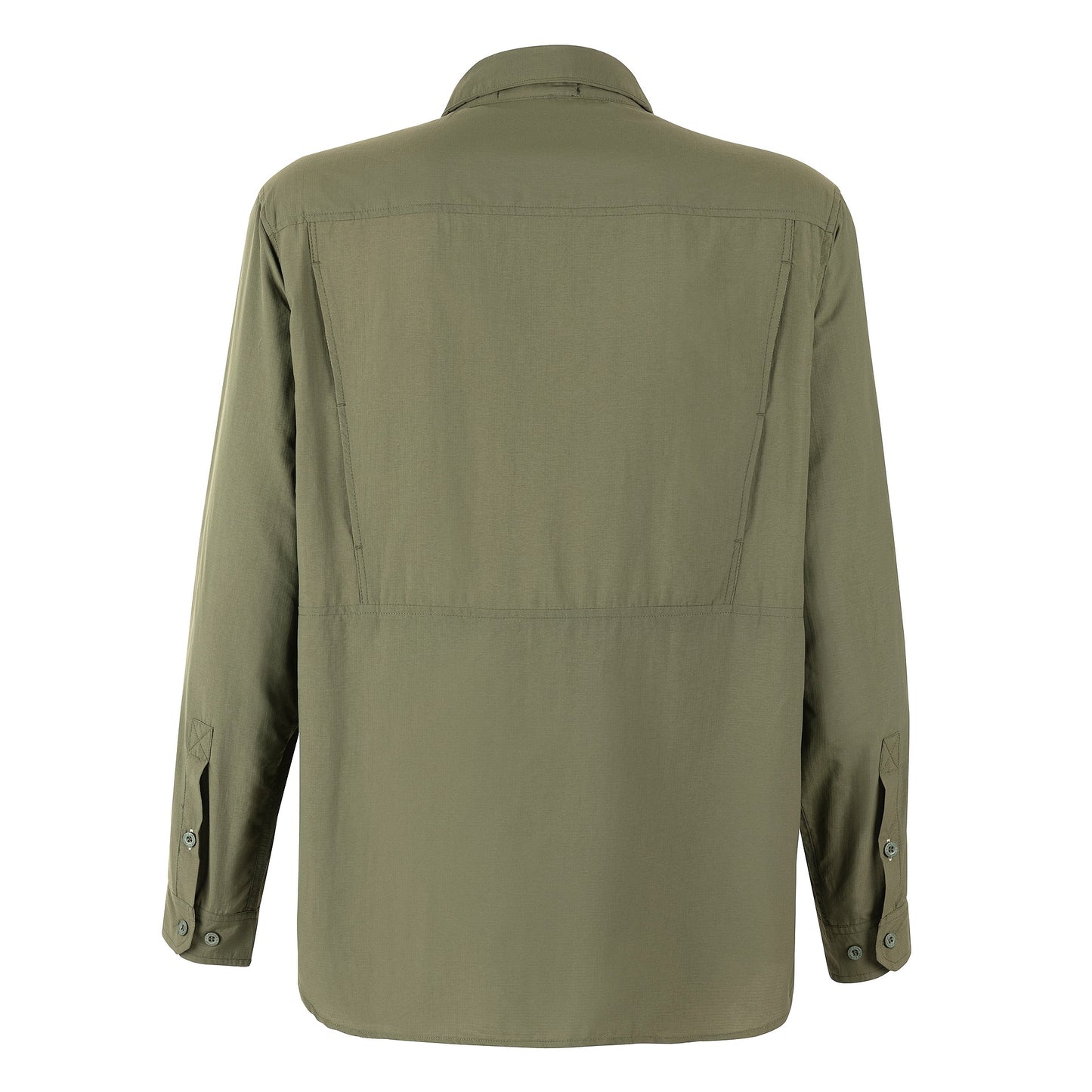 Camisa Outdoor Verde Oliva Kumen - vista 2